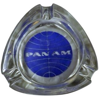 PAN AM Advertising Promotional Ashtray - Circa 1980