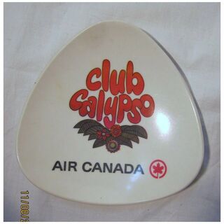 Air Canada Promotional Ashtray for Club Calypso - Circa 1965