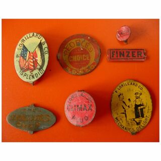 A Selection of Seven Old Tobacco Ties