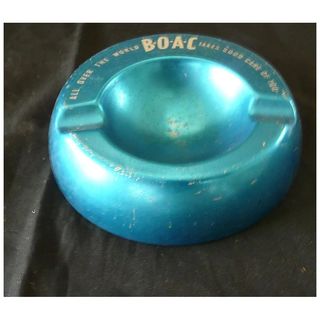 BOAC Alloy Advertising Ashtray.