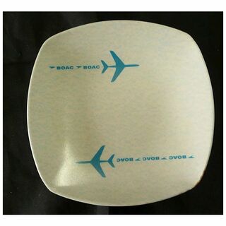 BOAC Plastic Advertising Ashtray.