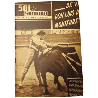 Spanish 1944 Bullfighting Magazine 