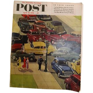 Saturday Evening Post Magazine - 28 April 1956 - Norman Rockwell Cover