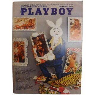 PLAYBOY USA Magzine With Vargas Print - January 1973