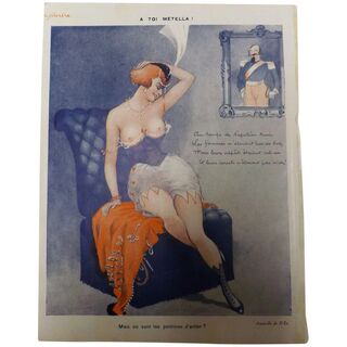 Risque French Cartoon - Sourire Magazine 1931