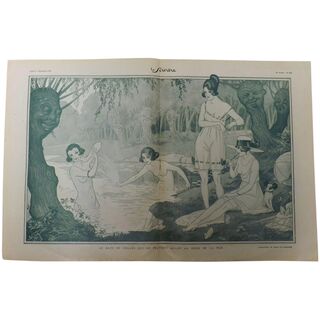 Risque French Cartoon - Sourire Magazine 1921