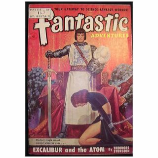 SCI-FI Magazine - Fantastic Adventures No 15 1951