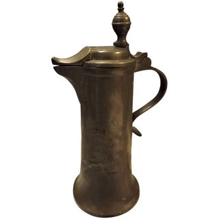German Pewter Beer Stein or Lidded Jug Marked 1836