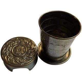 Victorian Collapsible Small Pocket Travelers Cup