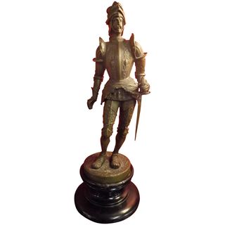 Conquistador Large Bronze - France Circa 1910 -1920