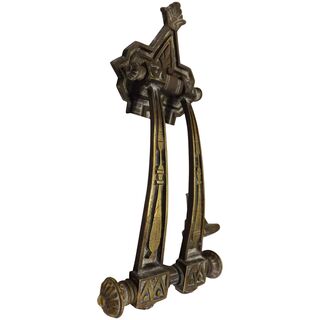 A Splendid Victorian Bronze Door Knocker