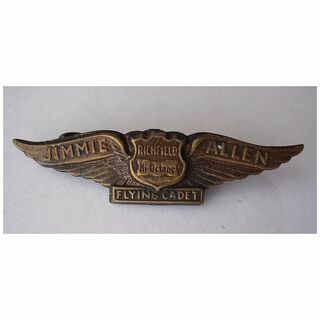 JIMMIE ALLEN 'Richfield Hi Octane' Advertising Metal Badge