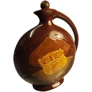Royal Doulton FALSTAFF Dewars Whisky Flask - Kingsware Series