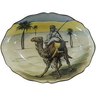 DESERT Scenes Royal Doulton Oval Bowl D3192