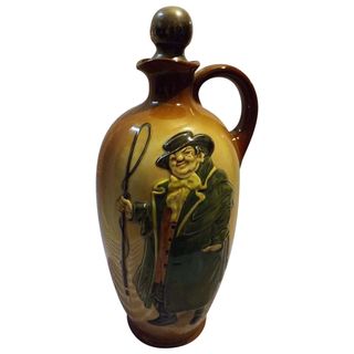 Royal Doulton Kingsware 'Tony Weller' Whisky Flask