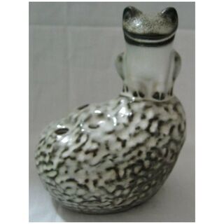 Howard Pierce Pottery - Frog On A Stone