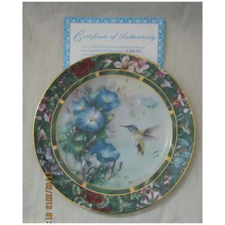 Lena Liu's Humming Bird Treasury By W.L. George Fine China 3rd Issue Plate 1992