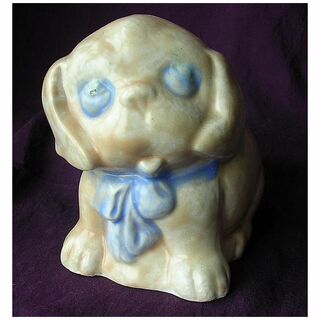 Vintage Circa 1935-40 Art Deco Perky Pup Style Ornament
