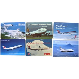 Vintage Aviation Phone Cards Assorted