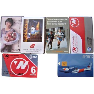 Vintage Aviation Phone Cards Assorted