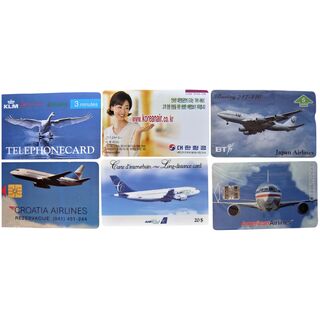 Vintage Aviation Phone Cards Assorted