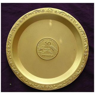 Vintage AIR INDIA Commemorative 50 Year Dish