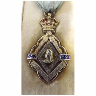 Masonic Jewel Queen Victoria's 60 Years Reign 1837-1897
