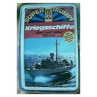 1980's Super Triumpf Set Of Warships Cards