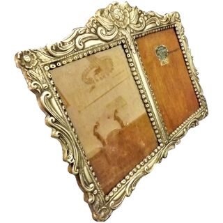 Peruvian .925 Velasquez Silver Colonial Style Photo Frame - Early 1900's
