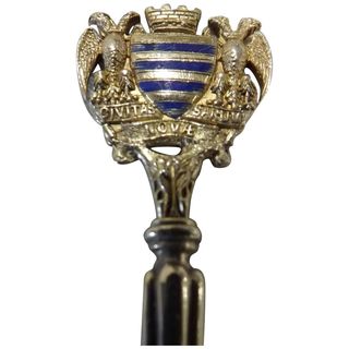 1907 Salisbury Silver Souvenir Teaspoon