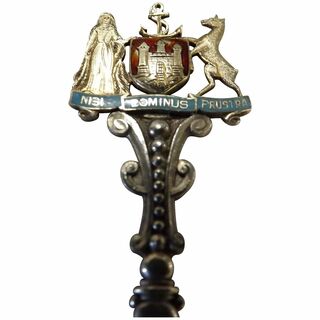 1905 Edinburgh Silver Souvenir Teaspoon