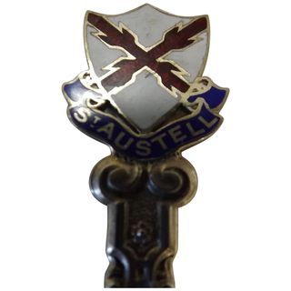 1910 St. Austell Silver Souvenir Teaspoon