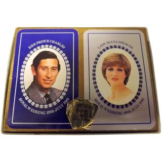Lady Diana Spencer & Prince Charles Royal Wedding Commemorative Playing Cards Double Pack