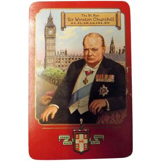 Winston Churchill Playing Cards -