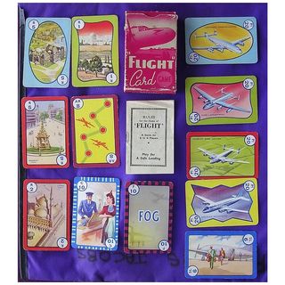 Vintage Pepys Series Children's Playing Cards 'FLIGHT'