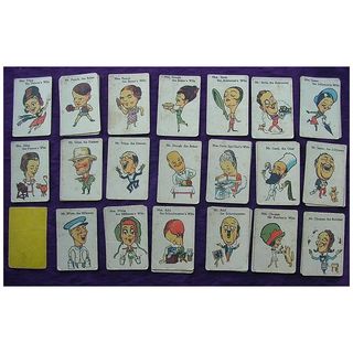 Edwardian Children's SNAP Playing Cards