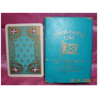Vintage Union Castle Line Shipping Playing Cards