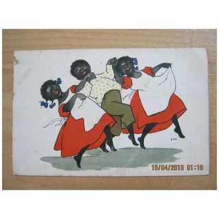 Black American Postcard 