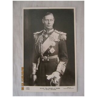 H.R.H. The Duke of York in Naval Uniform 1937