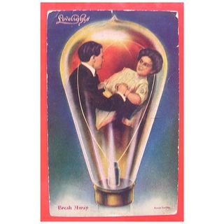 OLD 1910 Postcard 'Lovelights - Break Away'