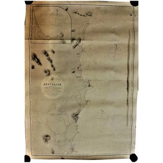 Australian Antique Nautical Chart - 1865