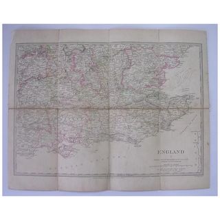 1830 MAP of The South East of England - William IV Period