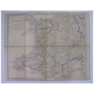 1831 MAP of The West Central Region of England - William IV Period