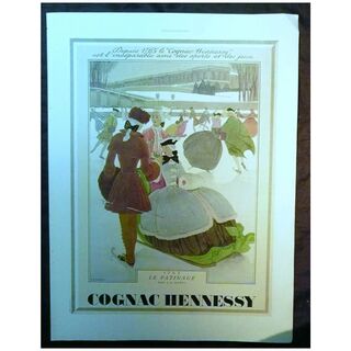 ORIGINAL Cognac HENNESSY Advert From L ' Illustration French Magazine December 1938
