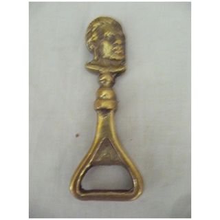 Old 'MAORI CHIEF' Souvenir Brass Bottle Opener