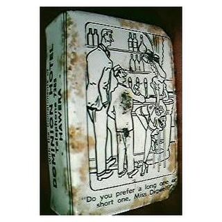 Vintage Risque Humour Advertising Match Box Holder Circa 1940's