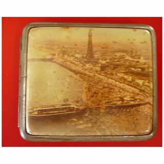 Blackpool Souvenir Art Deco Cigarette Case 1930's