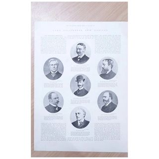 Full Page Illustrated London News 1892 