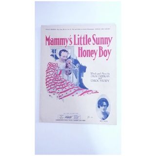 Black Americana Sheet Music ' Mammy's Little Sunny Honey Boy'