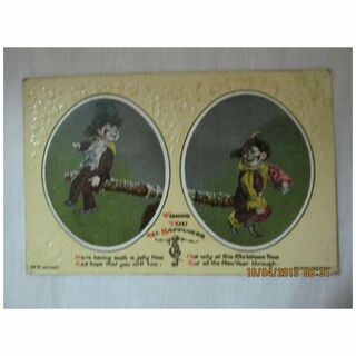 Early 1900's Xmas Post Card 